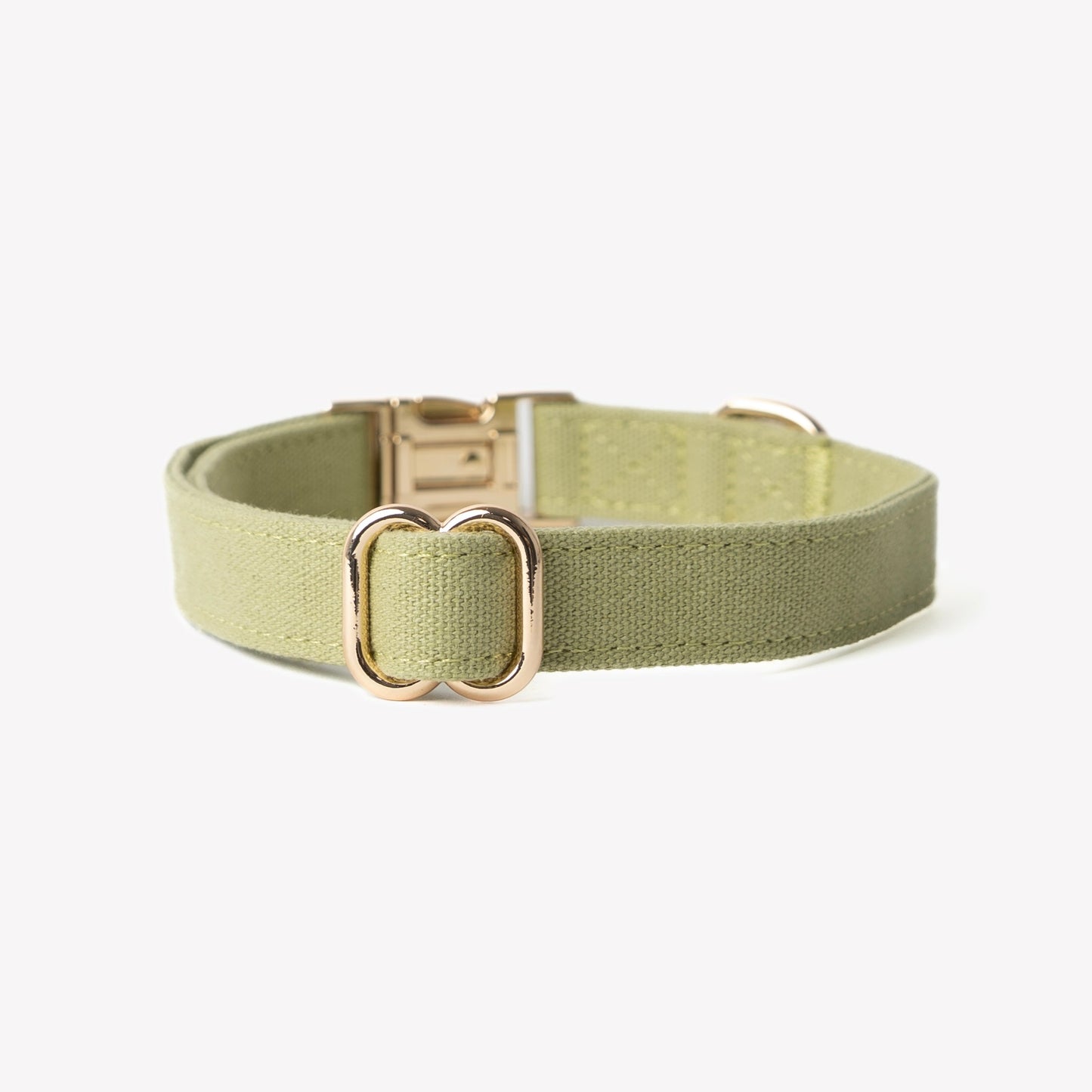 FURLOU - Green Canvas Dog Collar