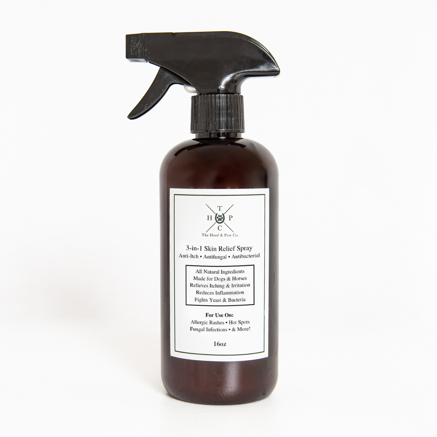 The Hoof & Paw Co. - All Natural 3-in-1 Skin Relief Spray - for Dogs & Horses (8oz)