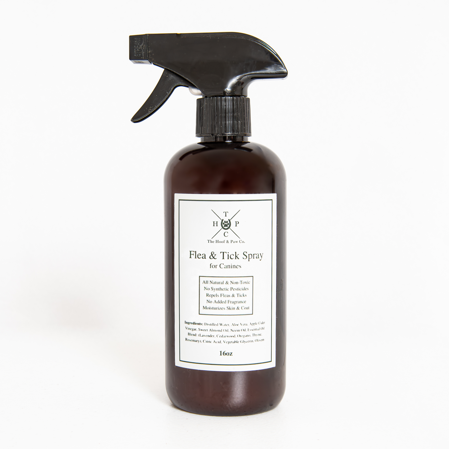 The Hoof & Paw Co. - All Natural Flea & Tick Spray - For Dogs (8oz or 16oz)