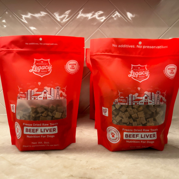 Midwest Legacy Beef - Freeze Dry - Legacy Beef Liver - Single Ingredient Treat multiples