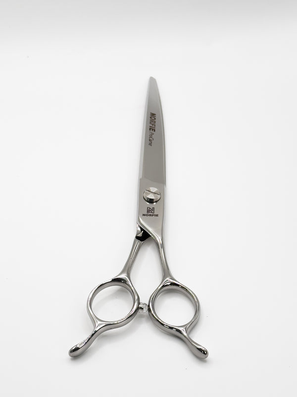 Norfie ProCurve 7.5 Curved VG10 Grooming Shear open view