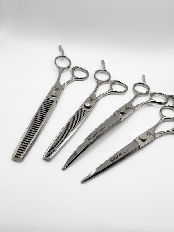 Norfie Pro Series 4-Piece VG10 Grooming Shear Set view