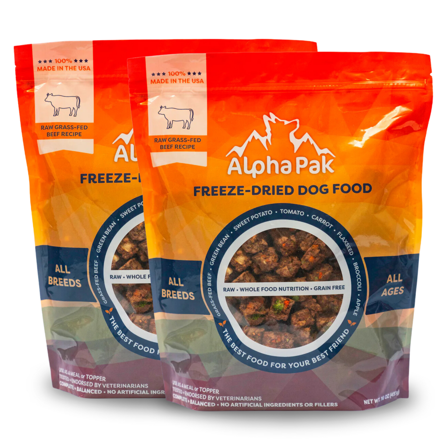 Alpha Pak Premium Raw Freeze Dried Food