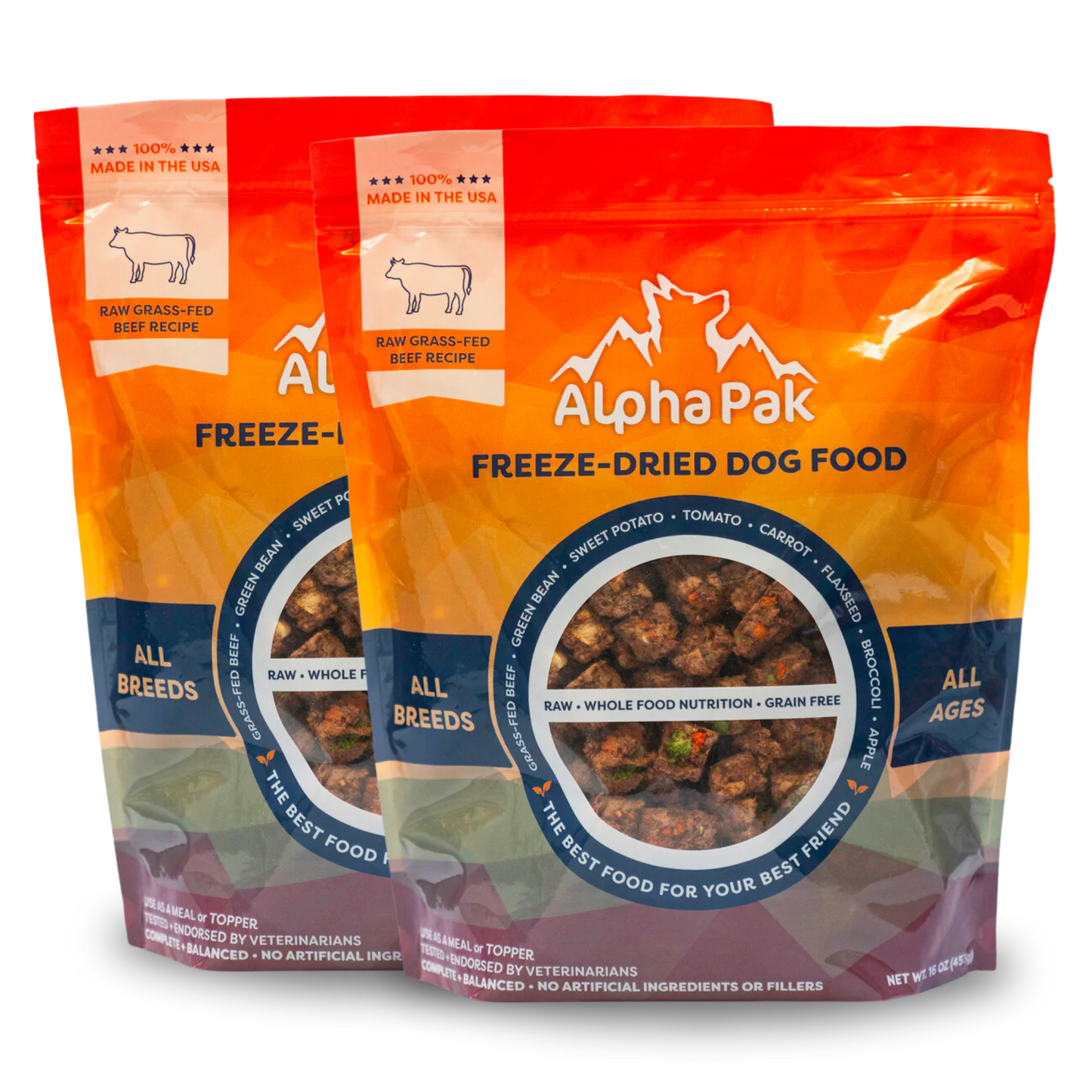 Alpha Pak Premium Raw Freeze Dried Food