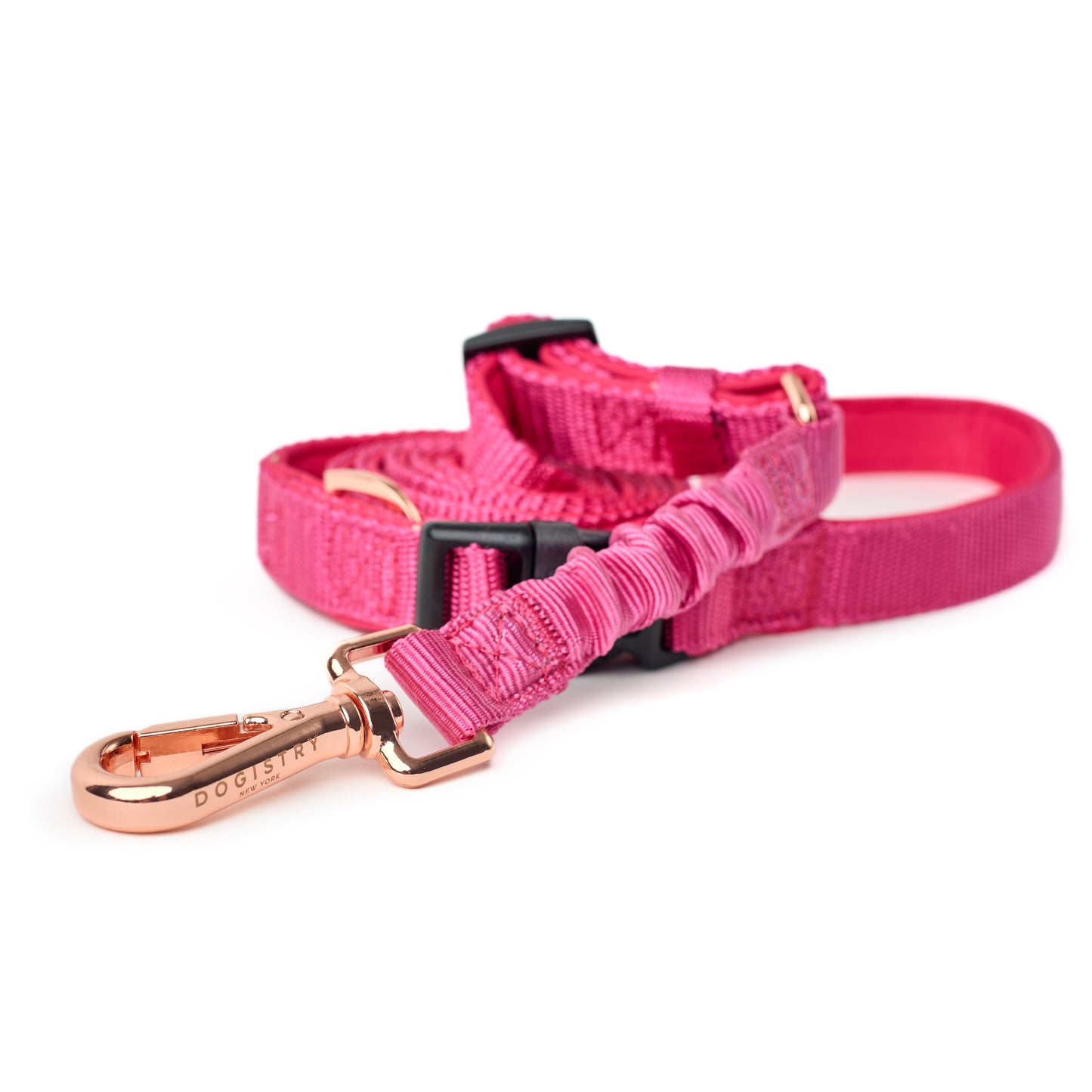 Dogistry - 3-in-1 City Dog Leash - Park Ave Pink