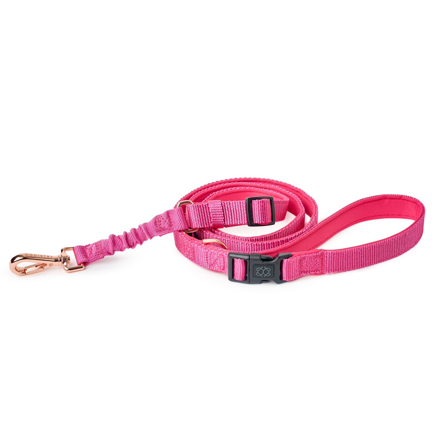 Dogistry - 3-in-1 City Dog Leash - Park Ave Pink