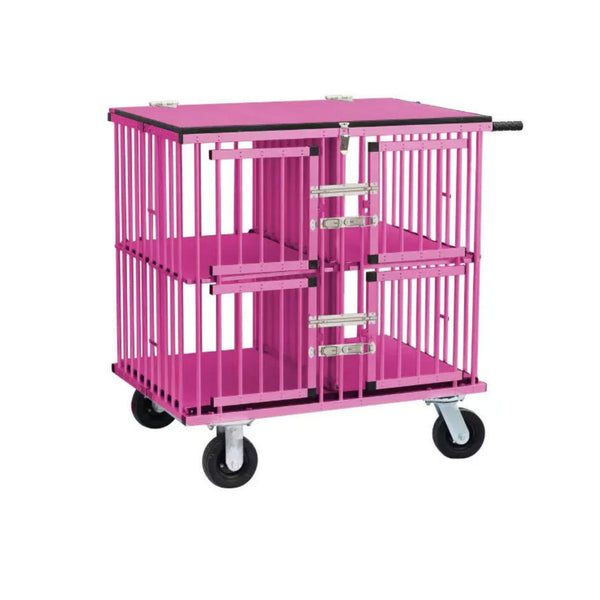 Four Berth Show Trolley By Aeolus pink