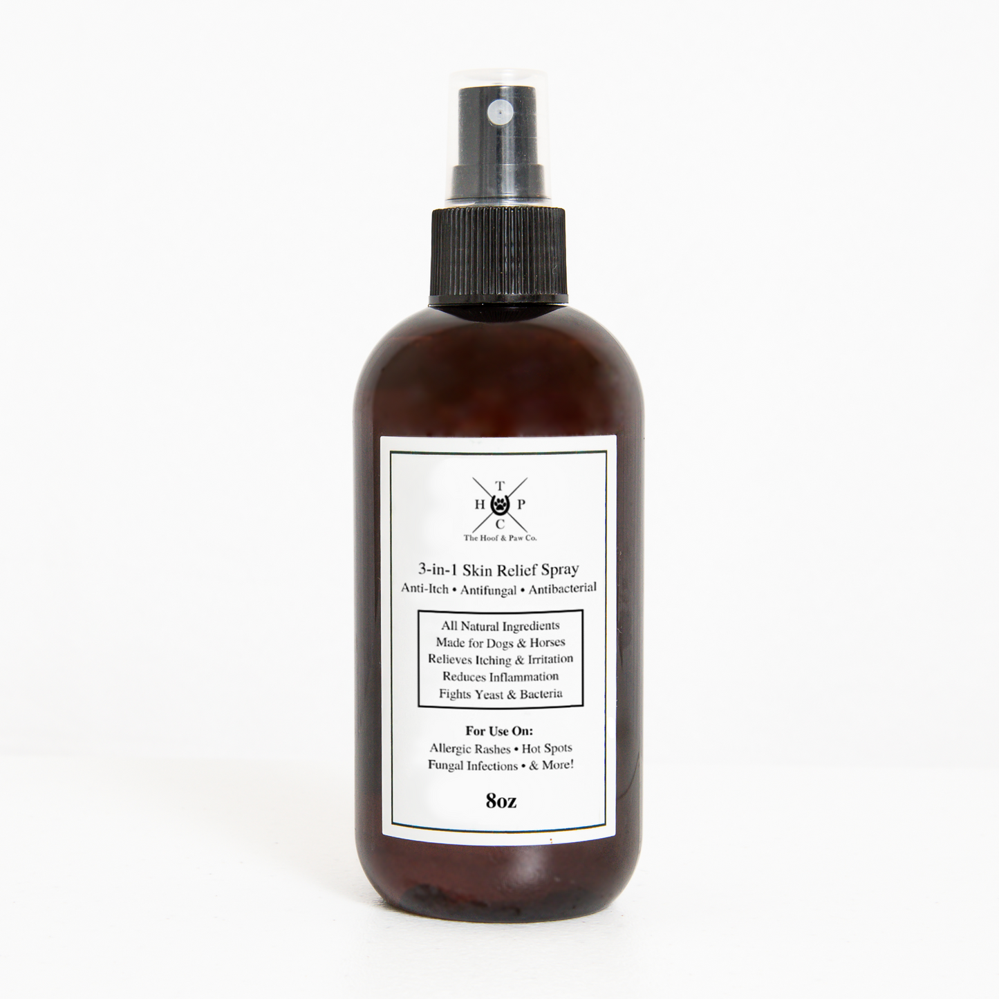 The Hoof & Paw Co. - All Natural 3-in-1 Skin Relief Spray - for Dogs & Horses (8oz)
