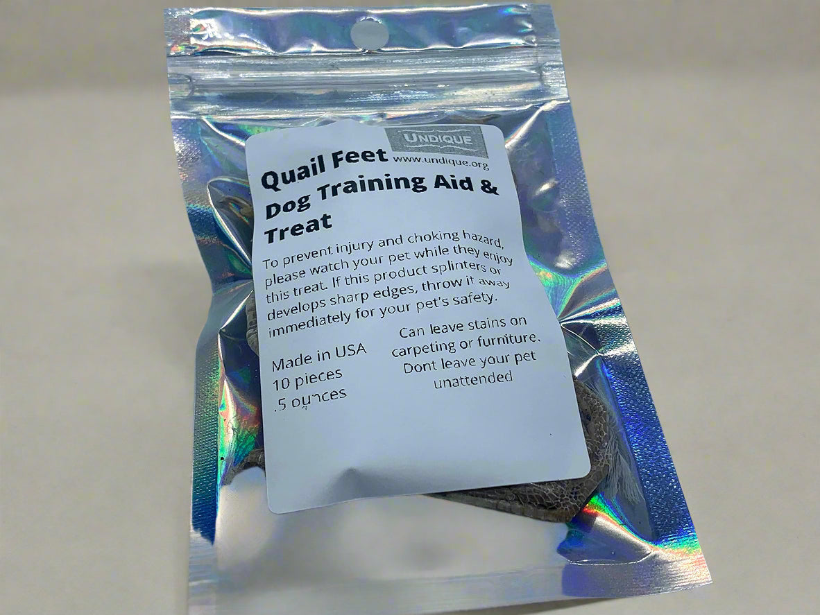 Quail feet Dog Training aid & Dog Treat