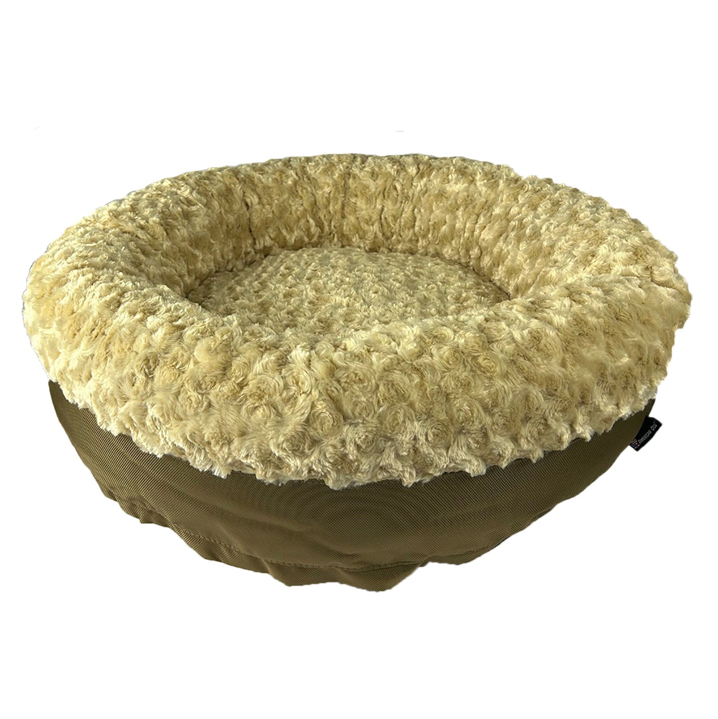 American Dog - Dog Bed Round Bolster Furvana™