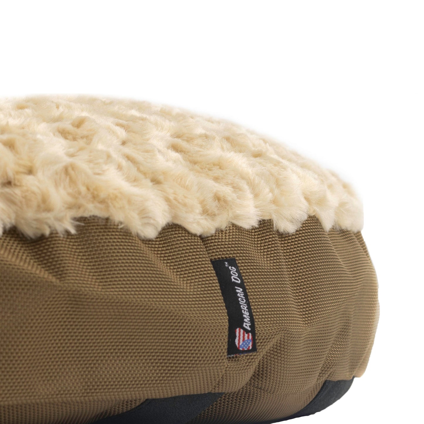 American Dog - Dog Bed Round Base Furvana™