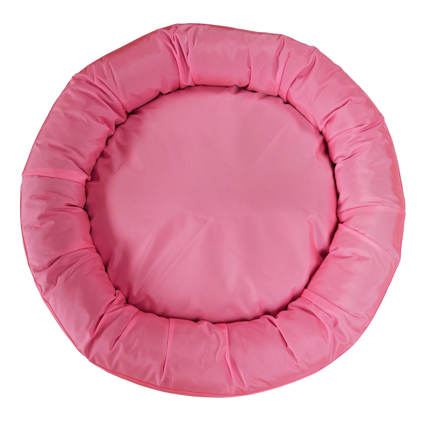 American Dog - Dog Bed Round Bolster Armor™ 'F#ck Cancer'
