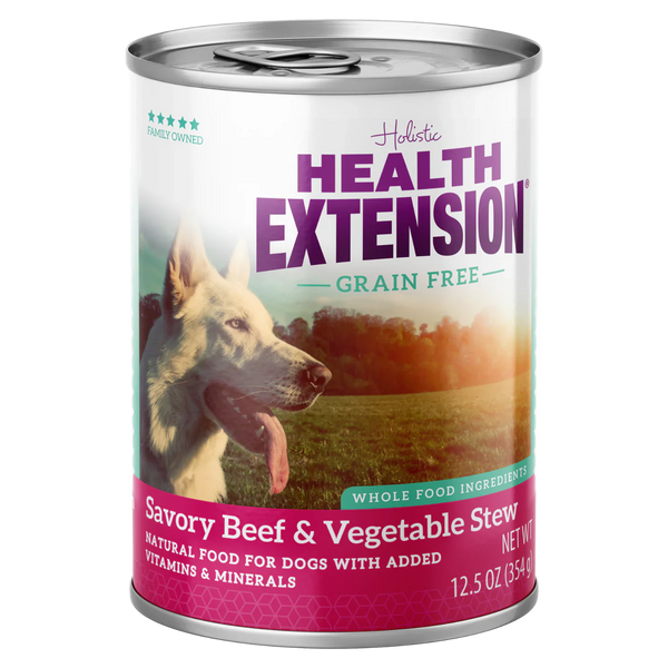 Health Extension Beef Stew Grain Free Dog Food Can (12.5oz)