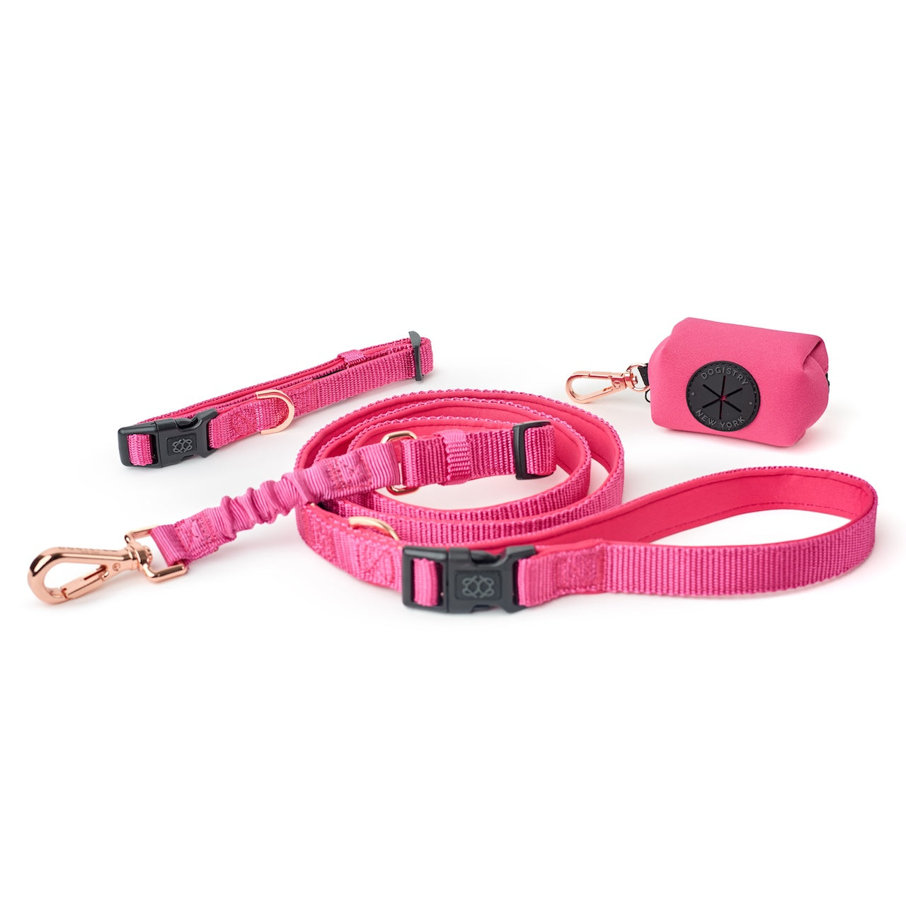 Dogistry - City Dog Collar - Park Ave Pink