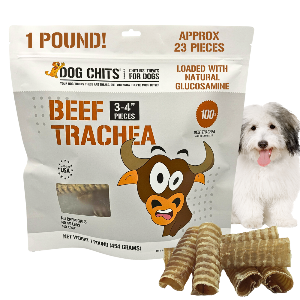 Beef Trachea Dog Treats - 1 lb. (3"-4" pieces)