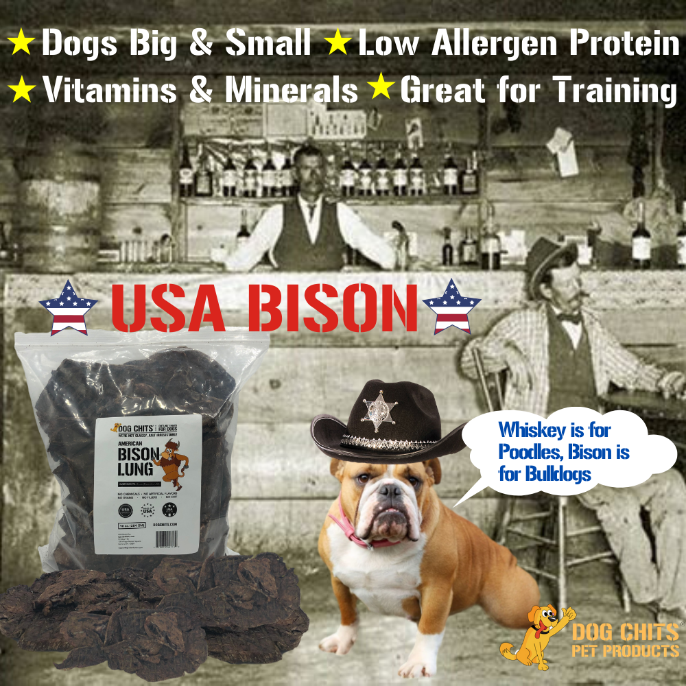 Bison Lung Fillet Treats for Dogs - 10 oz