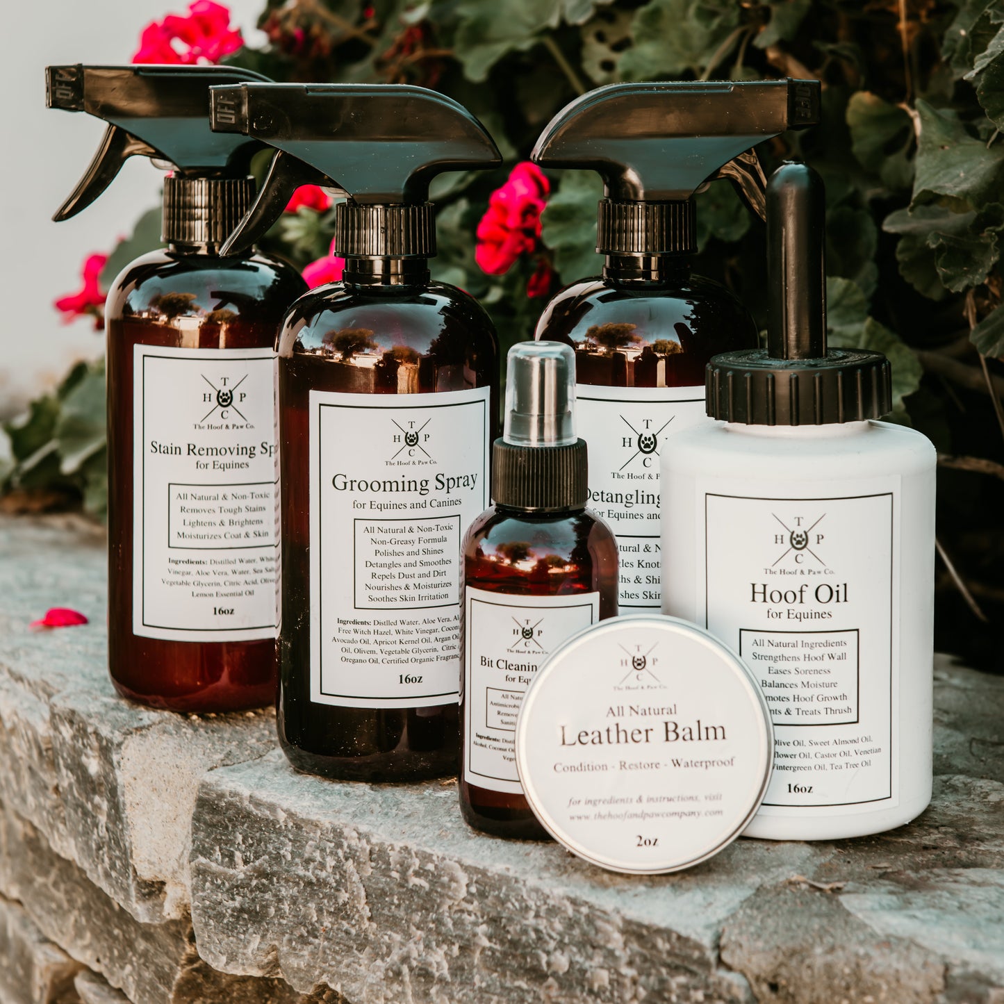 The Hoof & Paw Co. - All Natural Grooming Spray - for Dogs & Horses - 16oz