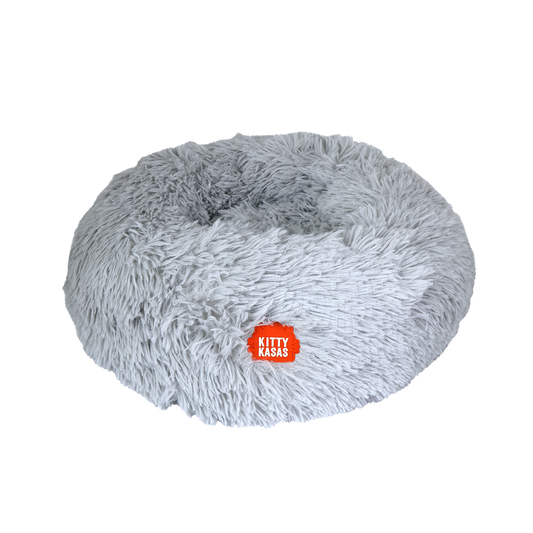 Jolly Pets - Kitty Kasa Plush Donut Cat Bed