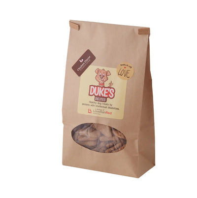Dukes Delites Dog Training Treats - Chicken Bones -8oz