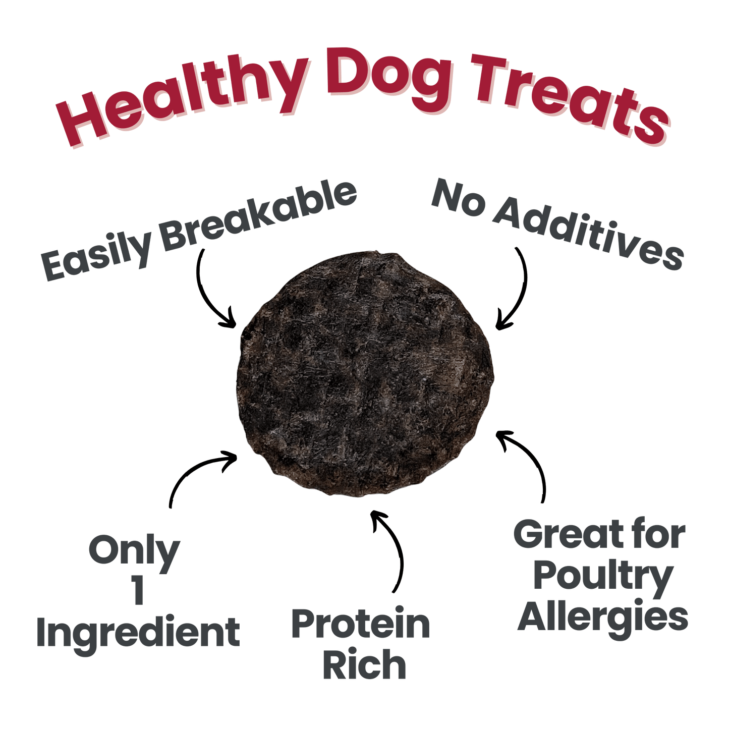 Farm To Pet - Beef Chips Dog Treats | Single-Ingredient Healthy Treats for Dogs