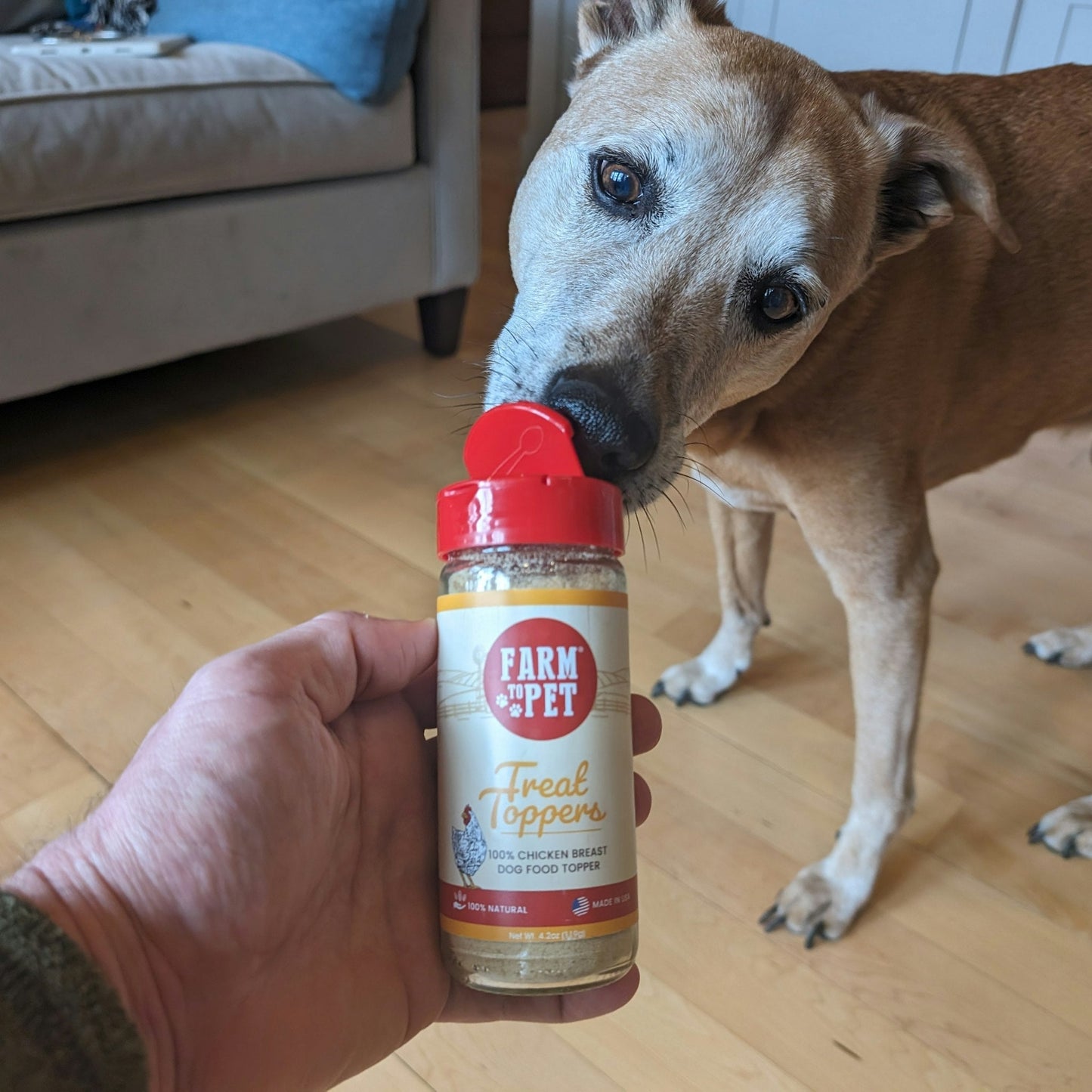 Farm To Pet - Treat Topper Chicken Dog Food Topper | Healthy Meal Supplement for Dogs