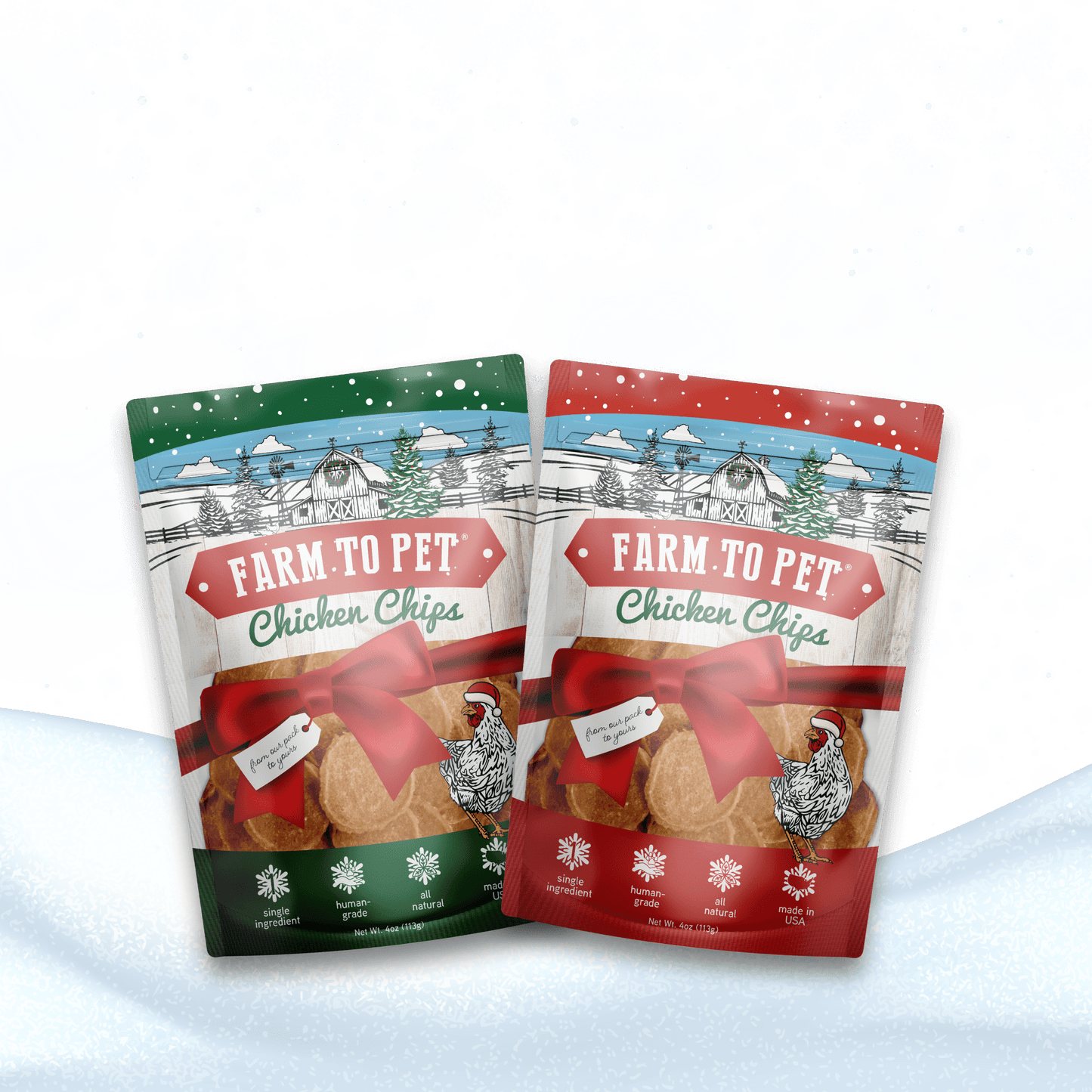 Farm To Pet - Holiday Chips for Dogs