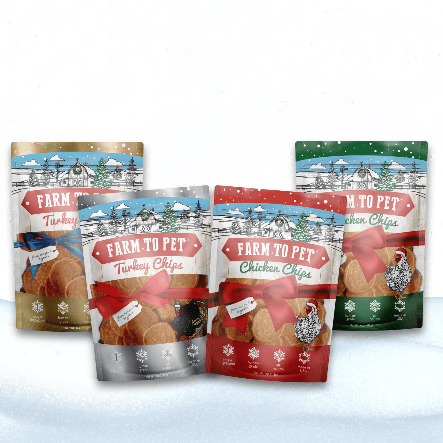 Farm To Pet - Holiday Chips for Dogs