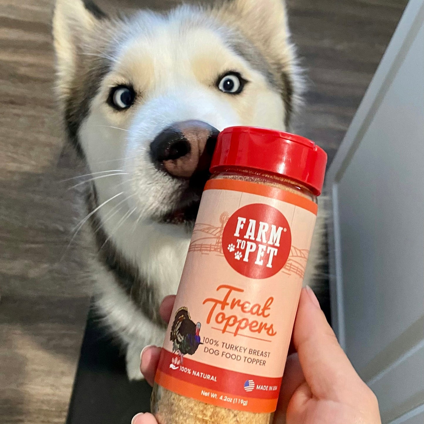 Farm To Pet - Treat Topper Turkey Dog Food Topper | Healthy Meal Supplement for Dogs