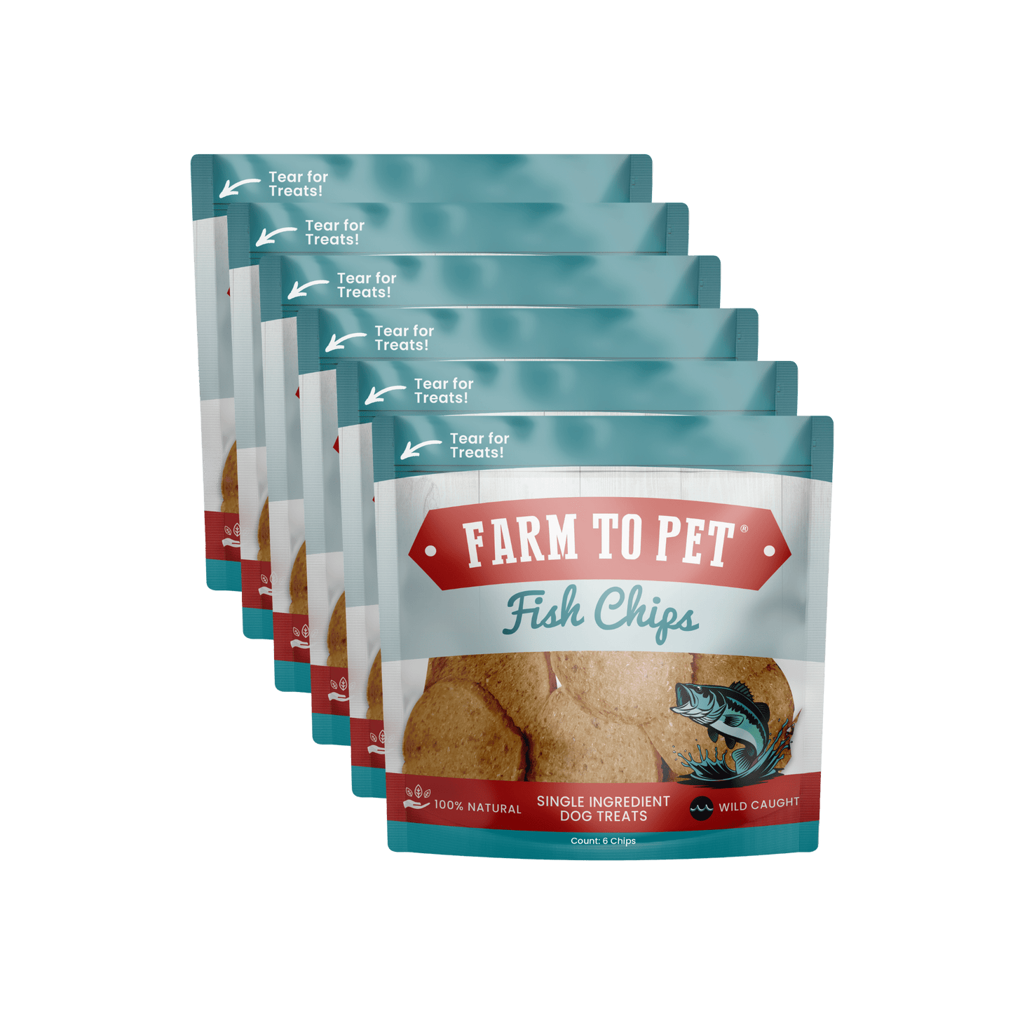Farm To Pet - Fish Chips Snack Pack Bundles | Dog Treats for Training & Travel