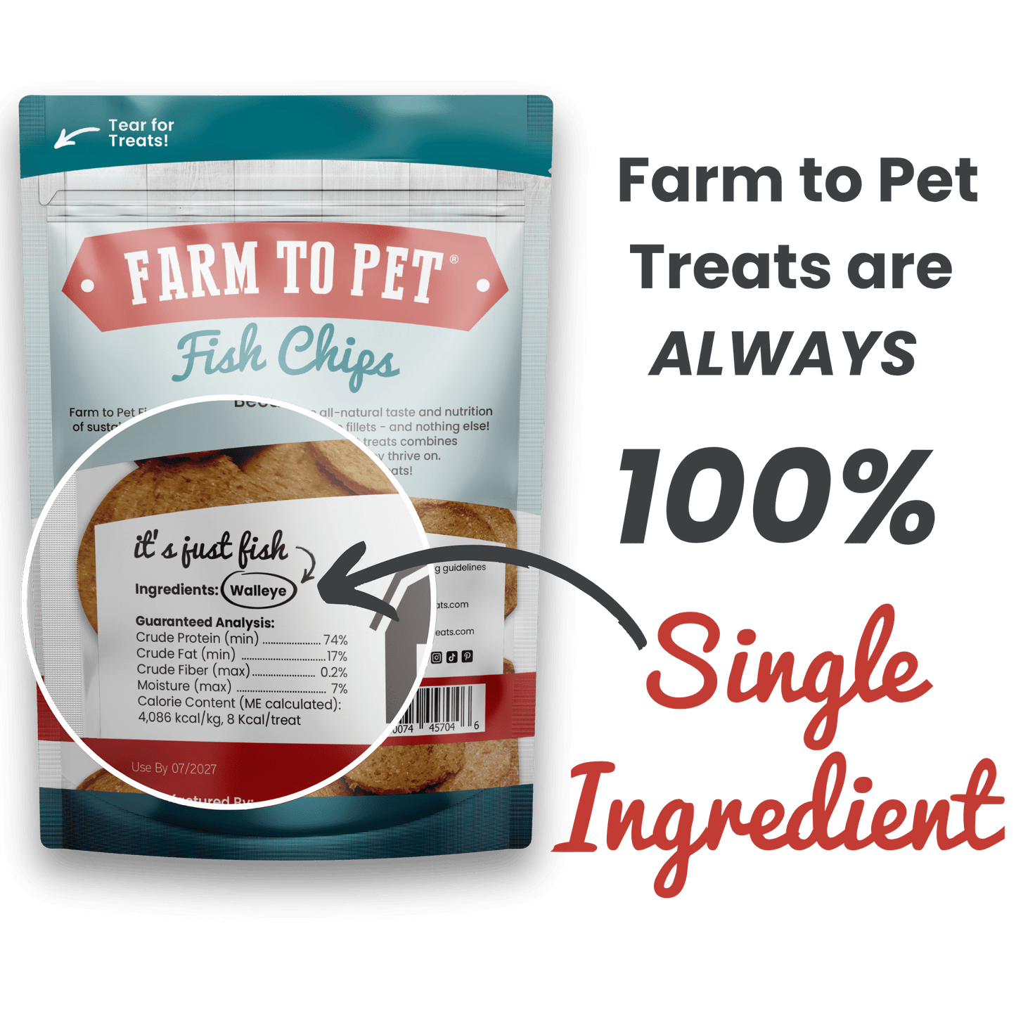Farm To Pet - Puppy Packs 'n Snacks Dog Treat Starter Pack | Single-Ingredient Training Treats