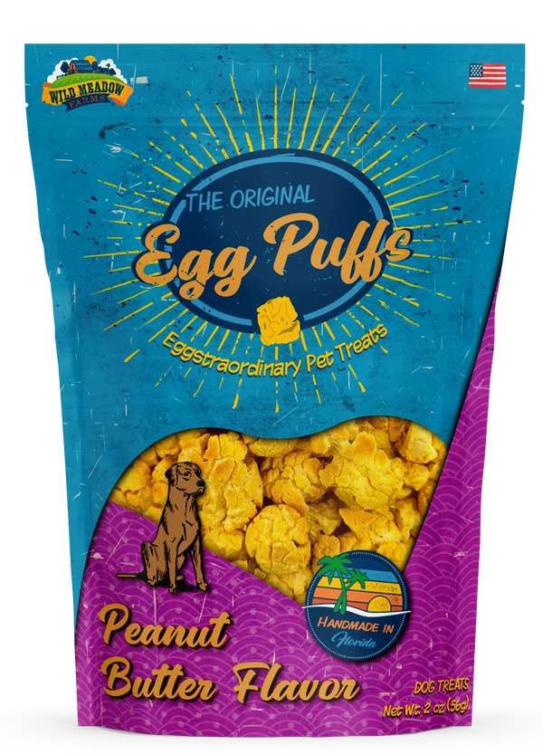 Wild Meadow Farms Egg Puffs Peanut Butter (2oz)