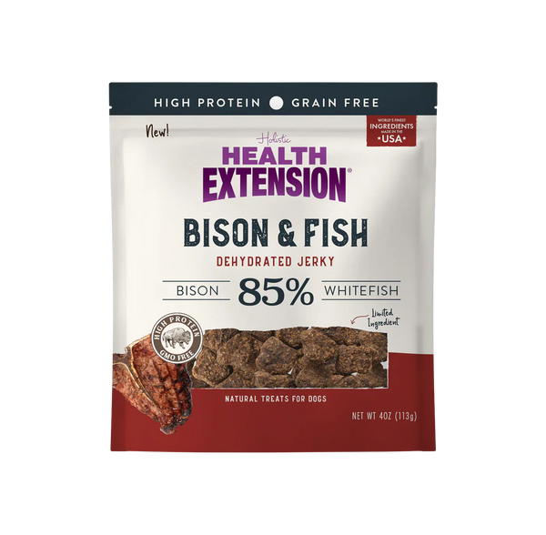 Health Extension Dehydrated Jerky Bison & Fish (4oz)