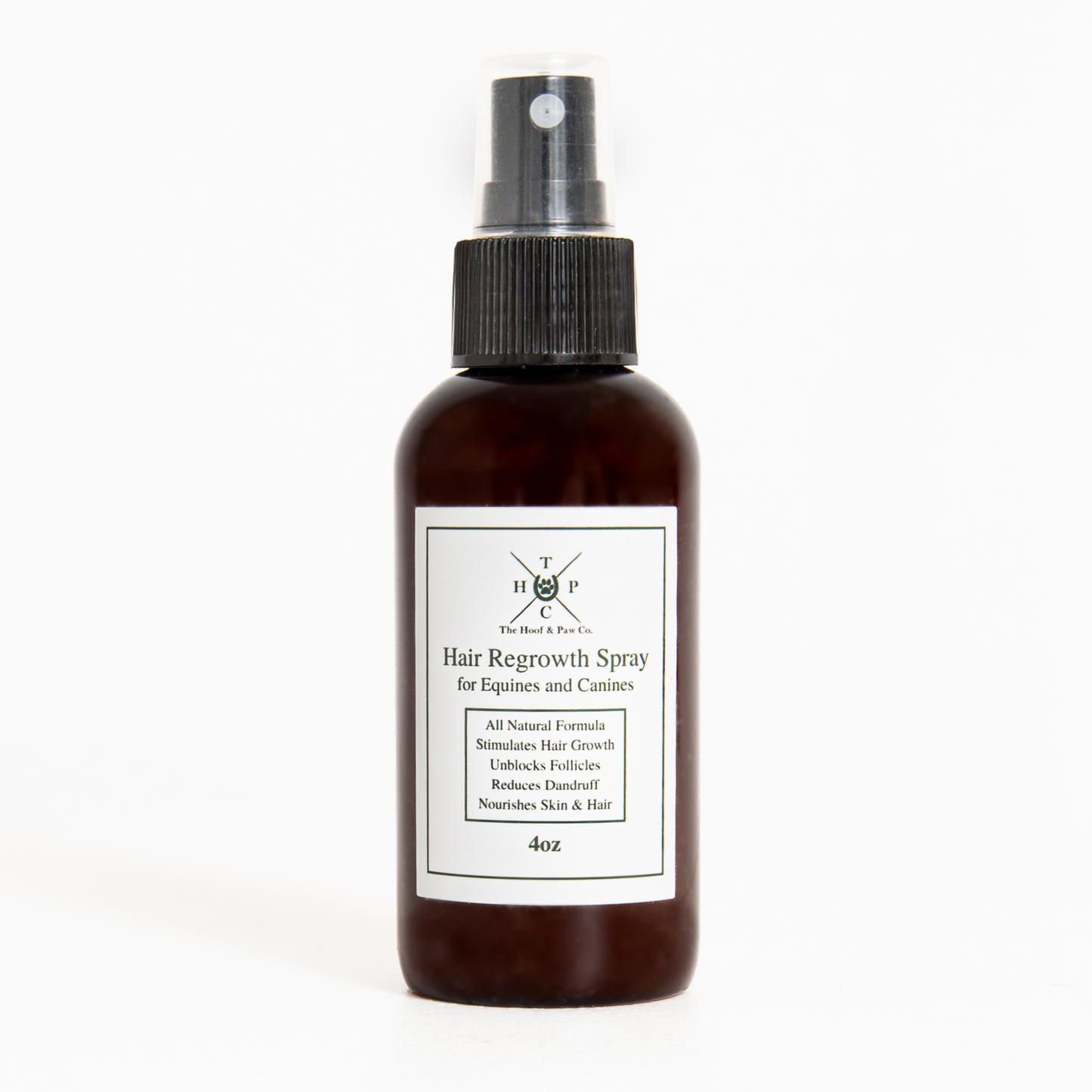 The Hoof & Paw Co. - All Natural Hair Regrowth Spray - for Dogs & Horses (4oz or 8oz)