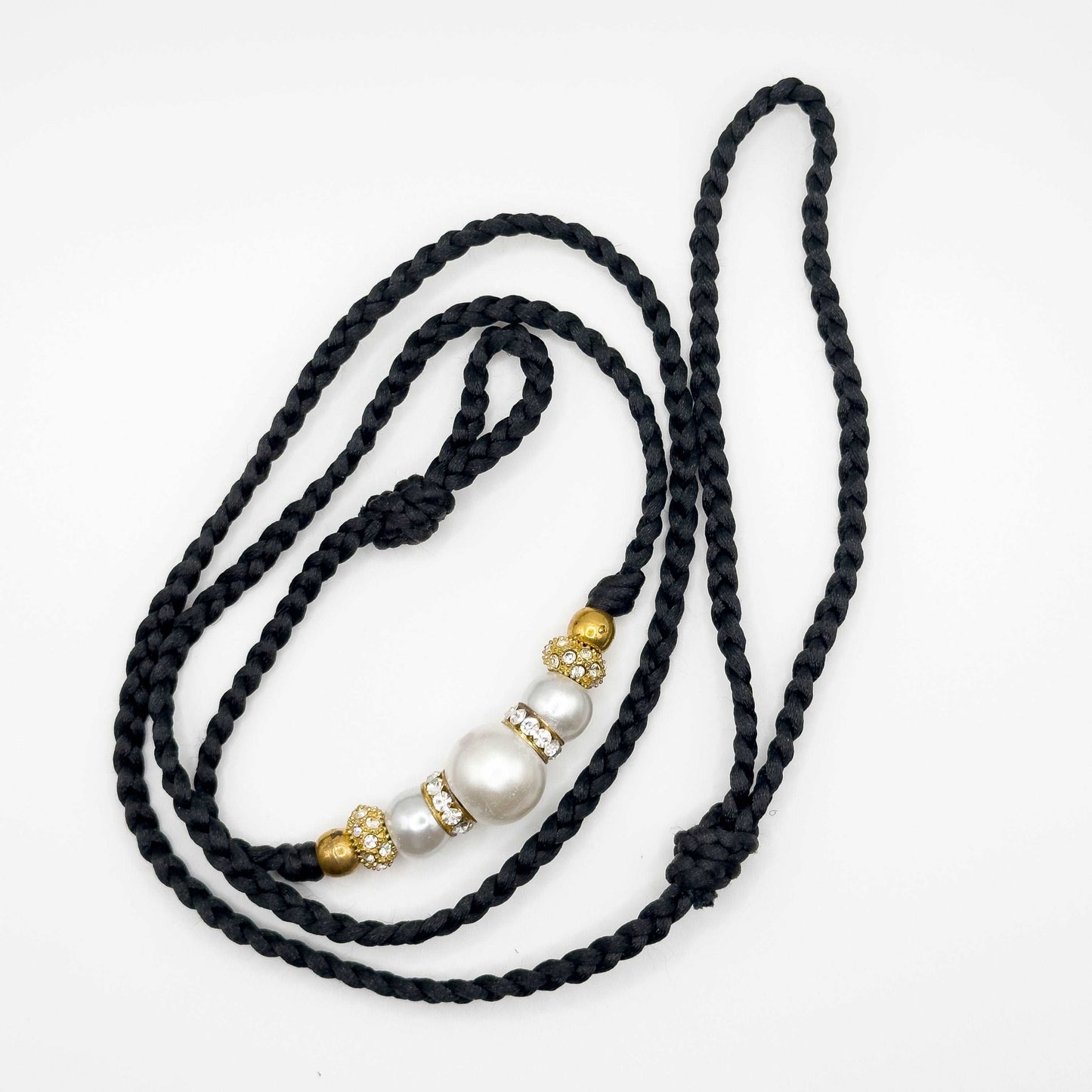 Golden Black Conformation Dog Show Leads top view