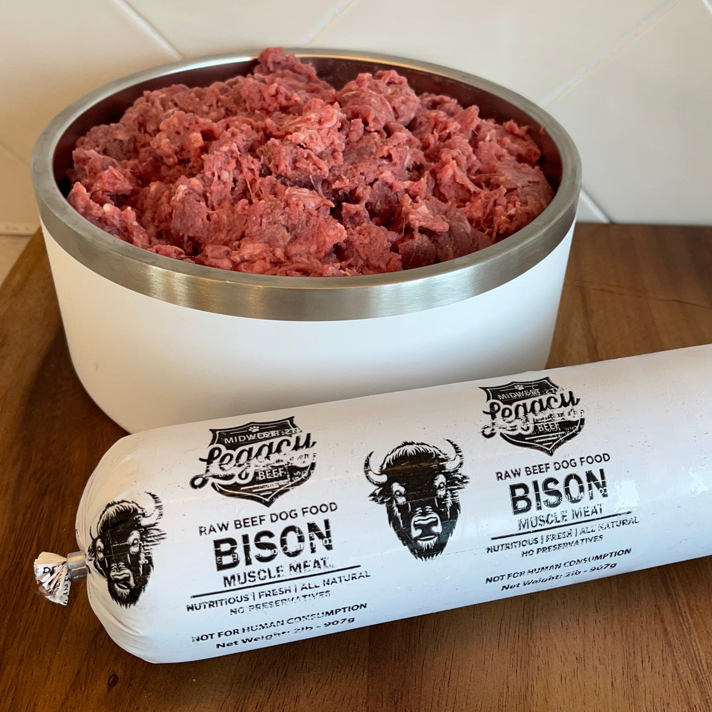 Midwest Legacy Beef - Legacy Ground Bison bowl view