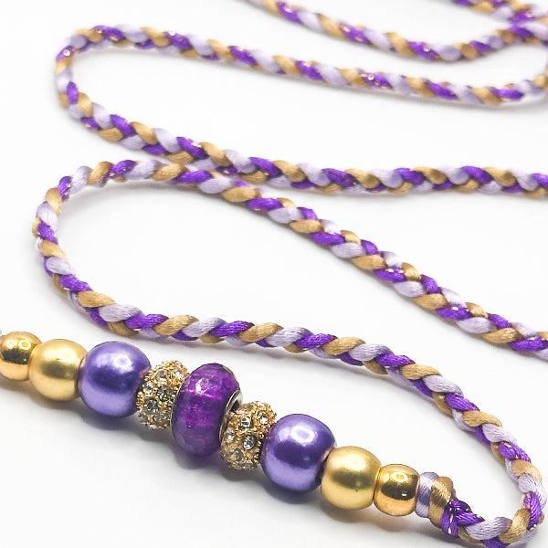 Golden Purple Conformation Dog Show Leads length