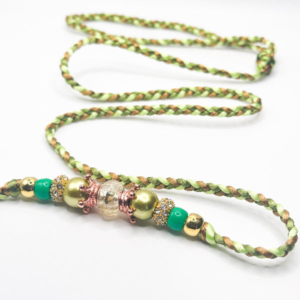 Emerald Grace Conformation Dog Show Leads beads.