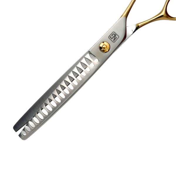 NorrGroom 7.5 Chunky Blender Shear close
