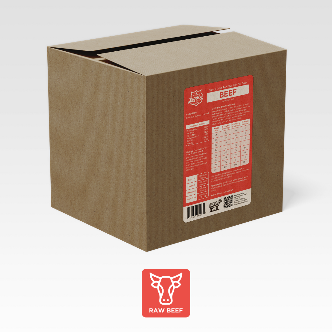 Midwest Legacy Beef - Freeze Dry - Raw Beef box