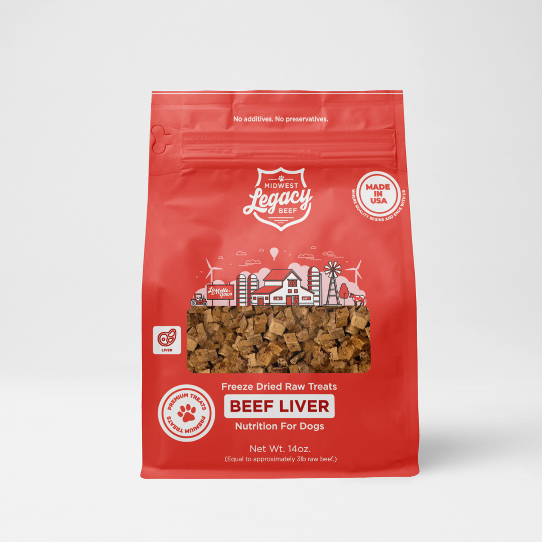 Midwest Legacy Beef - Freeze Dry - Legacy Beef Liver - Single Ingredient Treat front