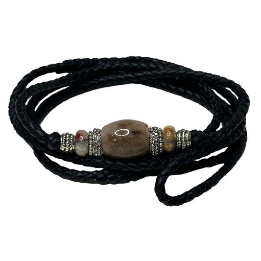 Moonstone Kangaroo Leather Conformation Dog Show Leads