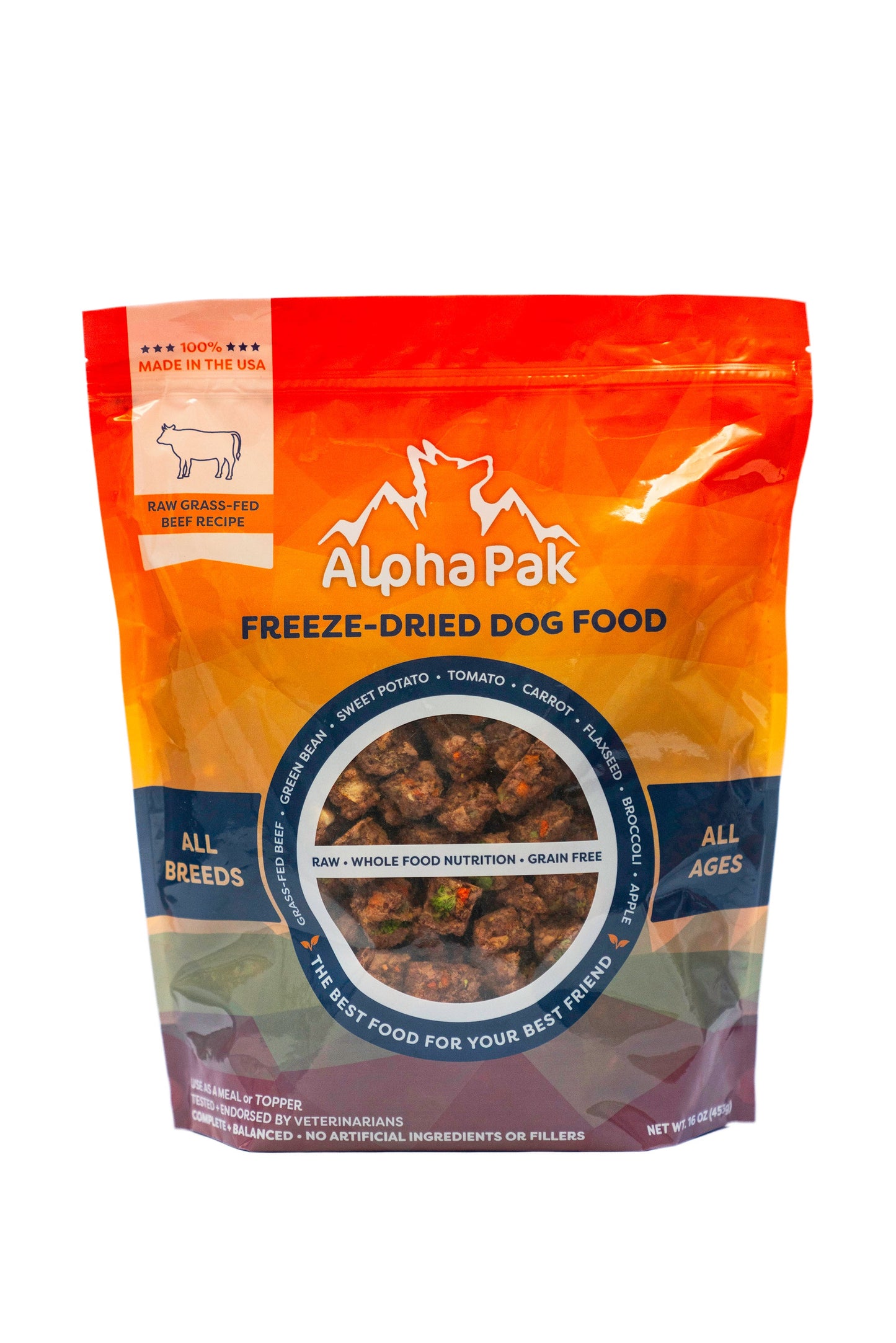 Alpha Pak Premium Raw Freeze Dried Food