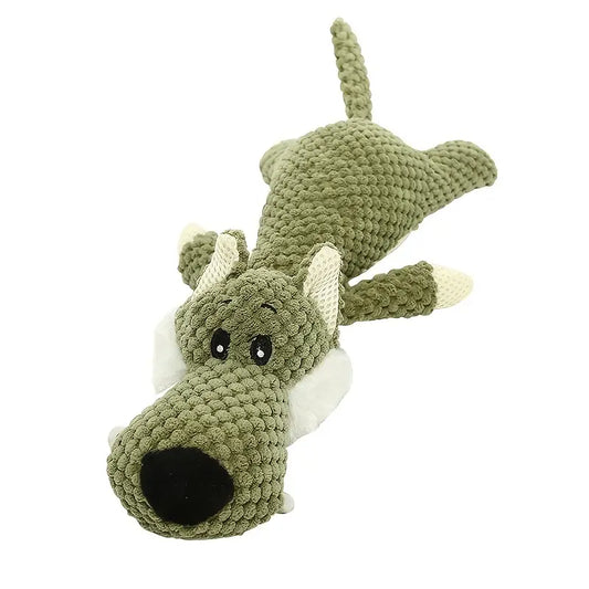 Squeaky Plush Dog Toy for Medium Chewers – Durable & Fun Fabric Design