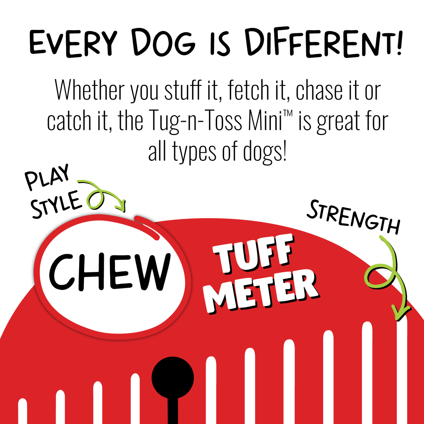 Jolly Pets - Tug-n-Toss Mini