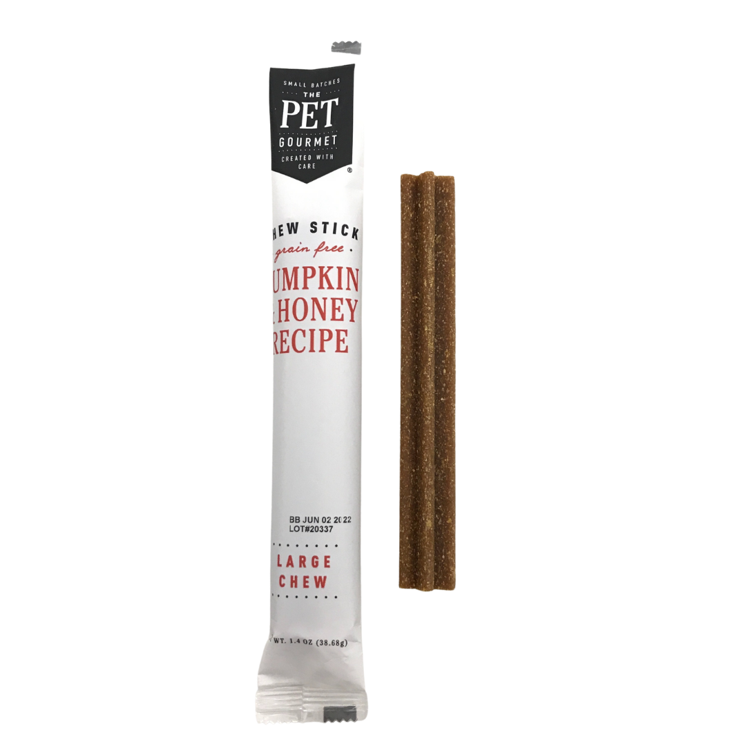The Pet Gourmet - Pumpkin & Honey Chew Sticks