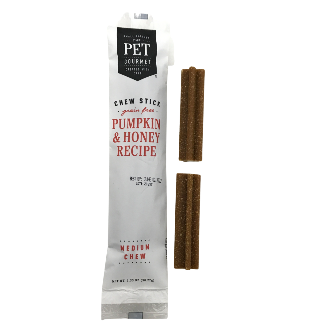 The Pet Gourmet - Pumpkin & Honey Chew Sticks