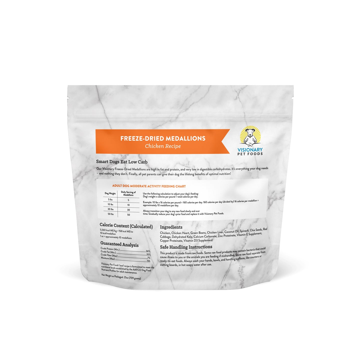 keto friendly chicken dog food freeze dried