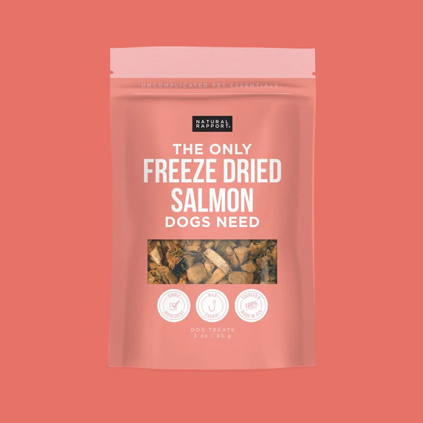 Natural Rapport The Only Freeze Dried Salmon Dogs Need (3oz)
