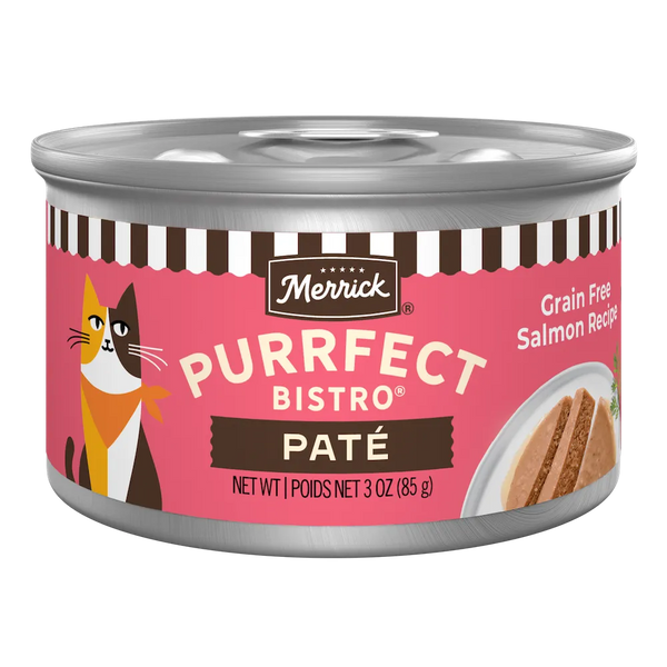 Merrick Purrfect Bistro Grain Free Adult Salmon Pate Cat Food (3oz)