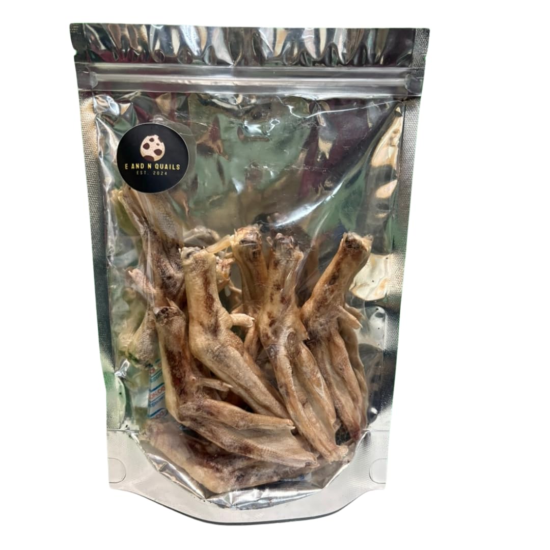 Freeze Dried Duck Feet for Dogs, Natural Joint Support, 10 Count - Premium Quality Made in USA